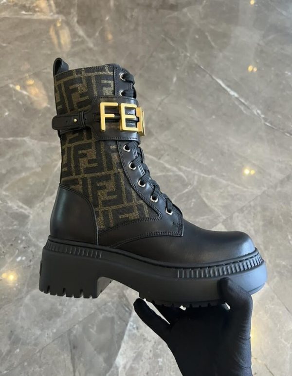 Fendi Graphy Ankle Boots for women | Chicly Hub