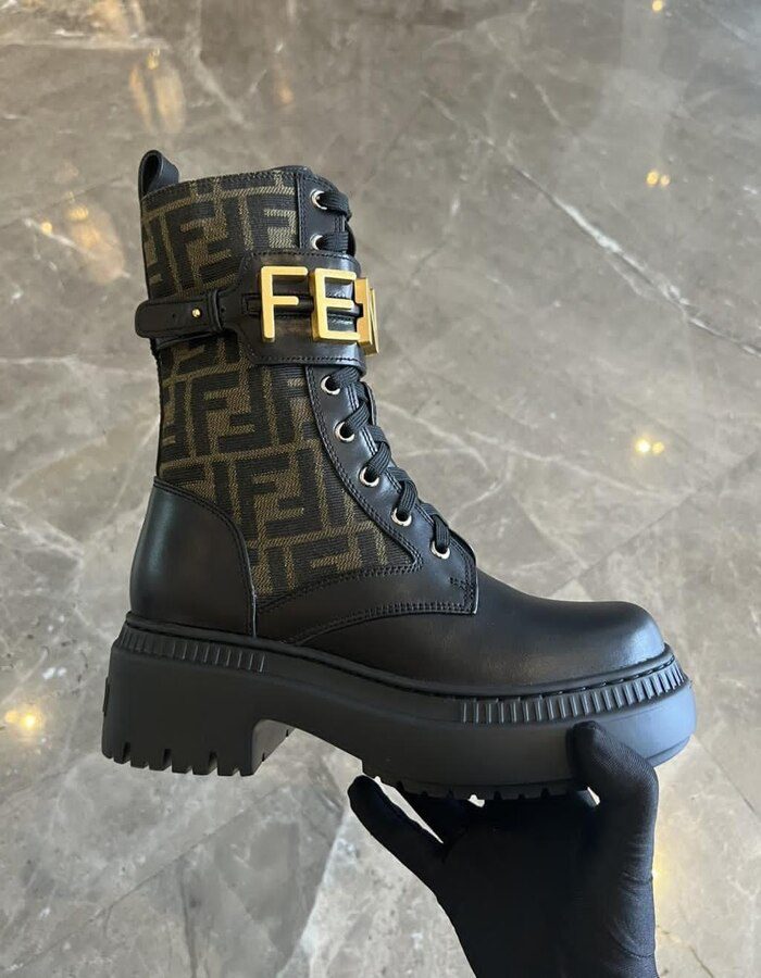 Fendi Graphy Ankle Boots for women | Chicly Hub