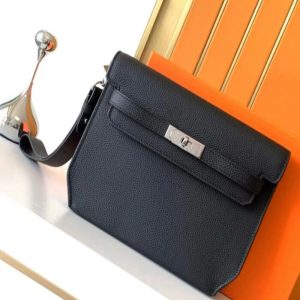 Hermès Kelly Depeches 25 Togo Black Palladium Hardware | Chicly Hub