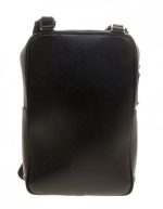 Montblanc Black Leather Small Sartorial Messenger Bag for men | Chicly Hub