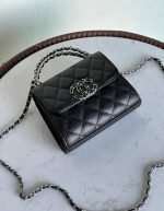 CHANEL 23P KELLY CLUTCH WITH CHAIN LGHW NEW | Chicly Hub