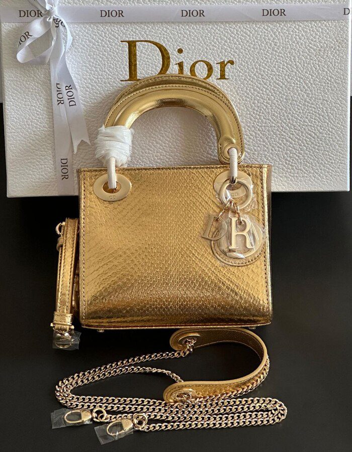 DIOR Lizard Mini Lady | Chicly Hub