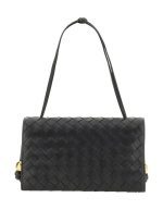 MINI LEATHER SHOULDER BAG WITH WOVEN PATTERN | Chicly Hub