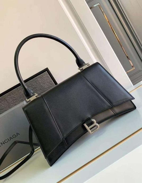 BALENCIAGA MEDIUM SHOULDER BAG "HOURGLASS HINGE | Chicly Hub