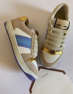 GUCCI Multicolor leather Screener sneakers for men | Chicly Hub