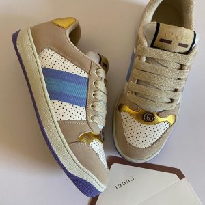 GUCCI Multicolor leather Screener sneakers for men | Chicly Hub