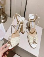 JIMMY CHOO Sacaria 100 Embellished Sandals | Chicly Hub