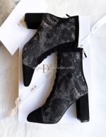 DIOR 2023 NAUGHTILY-D LACE ANKLE BOOTS | Chicly Hub