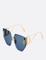 30MONTAIGNE B3U Blue Butterfly Sunglasses | Chicly Hub