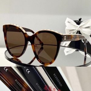 CHANEL Plastic Wayfarer Frame Sunglasses | Chicly Hub