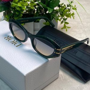 Dior Signature B3U cat-eye acetate and gold-tone sunglasses | Chicly Hub