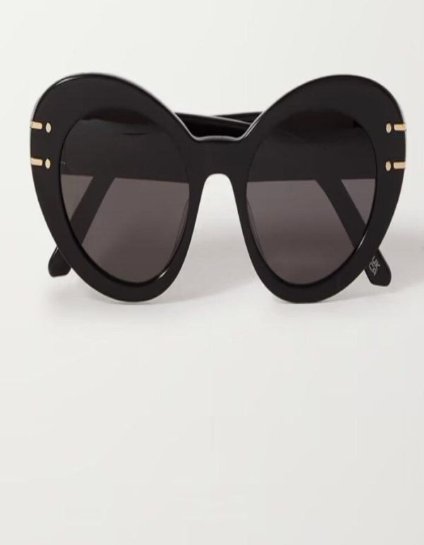 Dior Signature B3U cat-eye acetate and gold-tone sunglasses | Chicly Hub