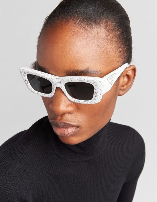 Prada Sunglasses with triangle logo | Chicly Hub