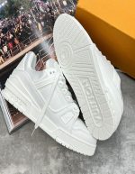 Women's LV Trainers White Low Top | Chicly Hub