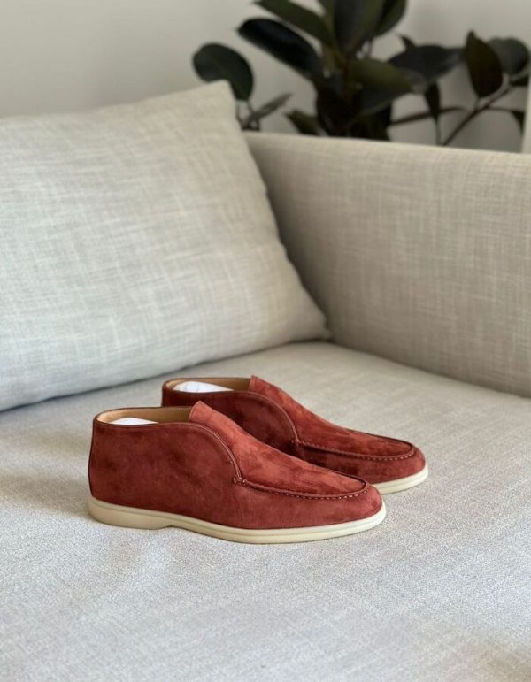 ENRICO MANDELLI BROWN SUEDE DESSERTS FOR MAN | Chicly Hub