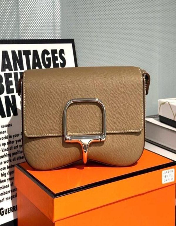 HERMES Epsom Della Cavalleria Vert De Gris | Chicly Hub