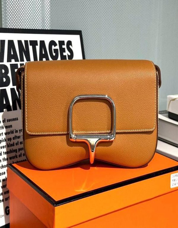 HERMES Epsom Della Cavalleria Vert De Gris | Chicly Hub