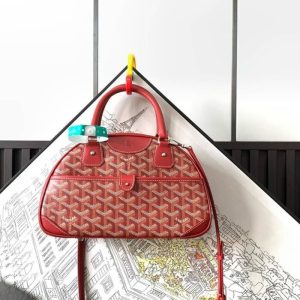 Goyardine Coated Canvas Saint Jeanne PM Satchel | Chicly Hub