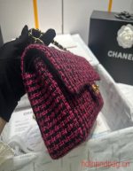 Chanel CLASSIC HANDBAG red&black | Chicly Hub