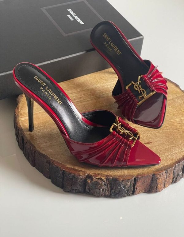 Saint Laurent Babylon Mules 90mm | Chicly Hub