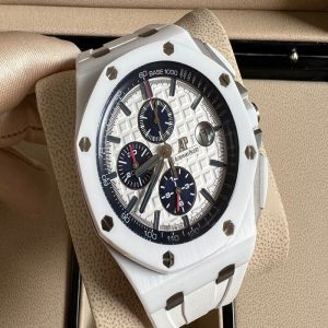 Audemars Piguet ROYAL OAK OFFSHORE WHITE CERAMIC | Chicly Hub