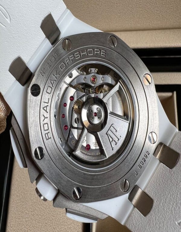 Audemars Piguet ROYAL OAK OFFSHORE WHITE CERAMIC | Chicly Hub