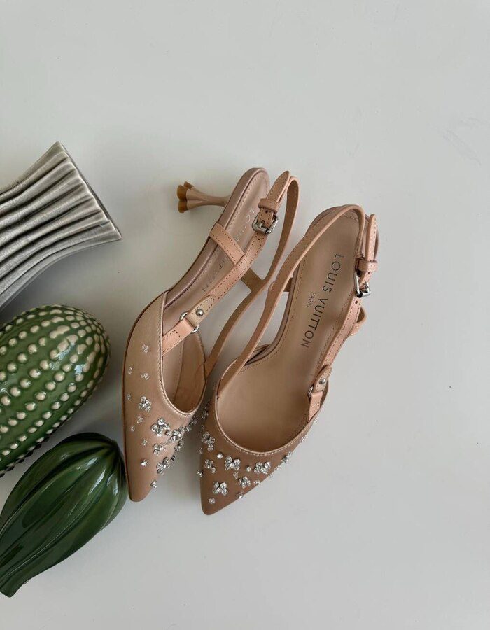 Louis Vuitton Blossom Singback Pumps | Chicly Hub