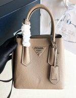 Prada Double leather mini-bag | Chicly Hub